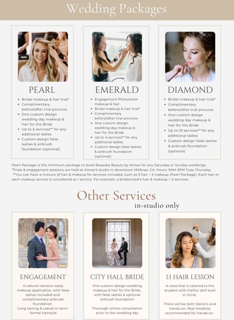 Services Aimee Makeup Artistry